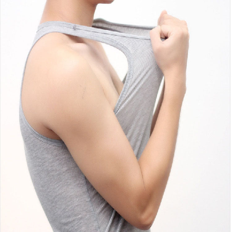 3pcs/lot Cotton Mens Underwear Sleeveless Tank Top Solid Muscle Vest