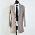 MetroElite™ Men's Wool Coat – Premium Herringbone Winter Edition