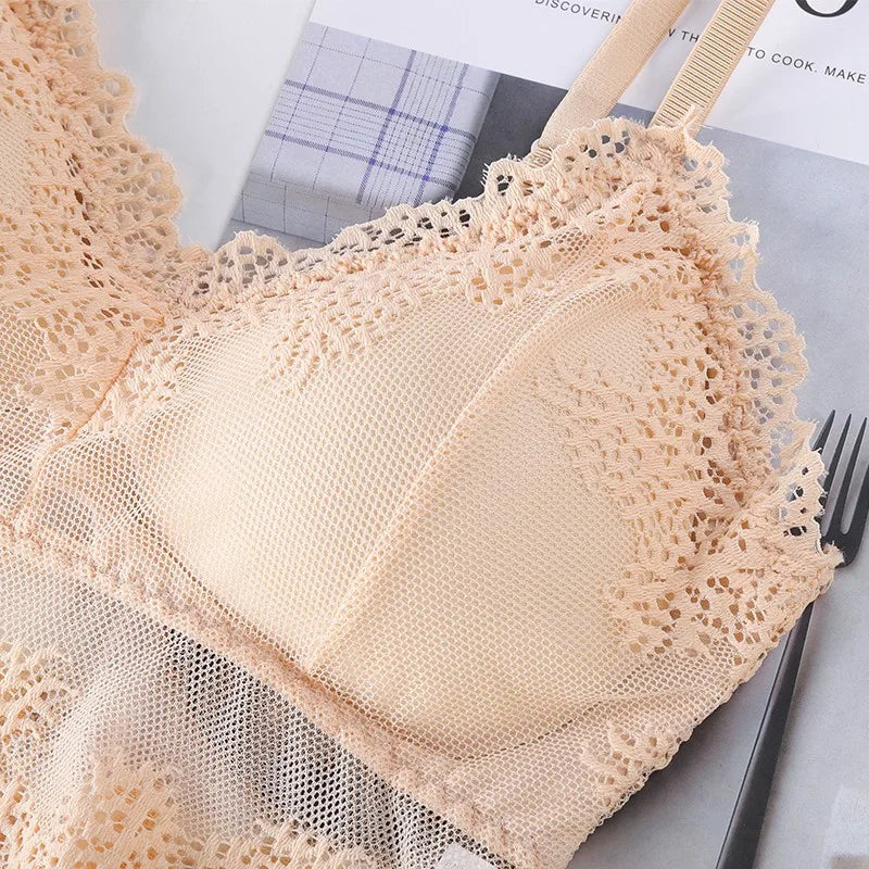 Women Lace Bra And Briefs Set Female Sexy Lingerie Set Lace Bralette