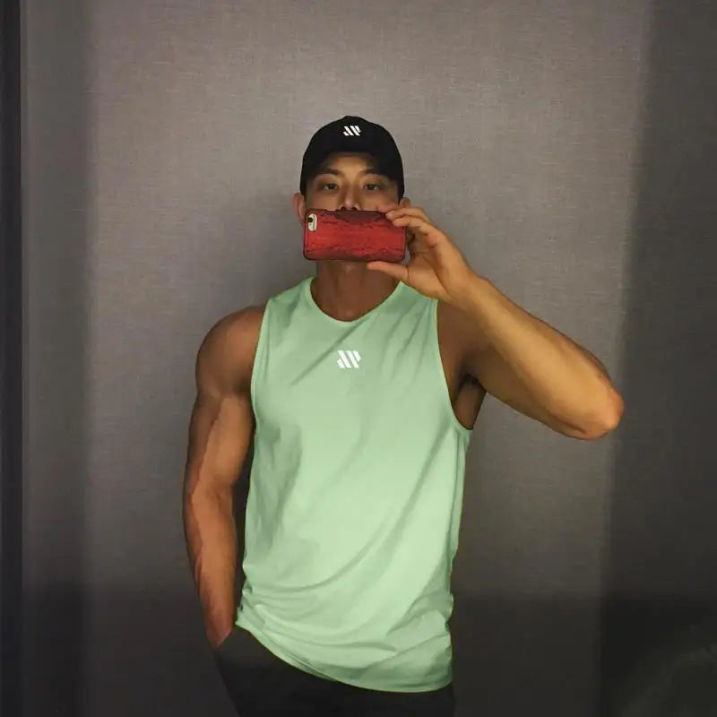 GITF Mannen Bodybuilding Tank Tops Gym Workout Fitness Mouwloos Shirt