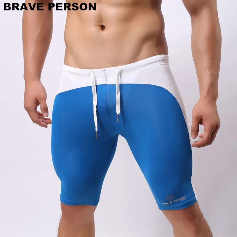 Brave Person Men's Beach Wear Multifunctional Shorts Soft Nylon Fabric Kne