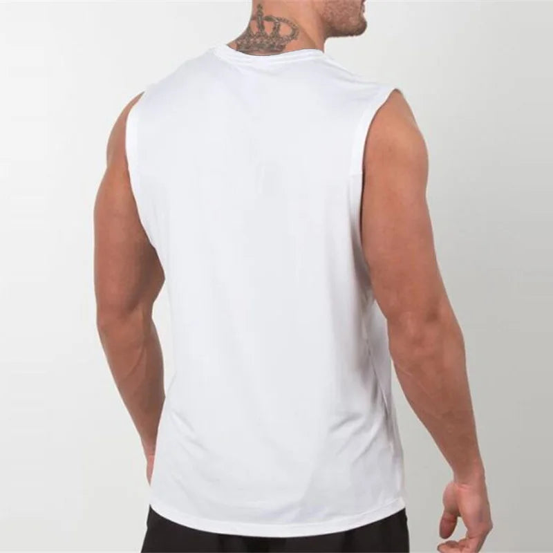 Brand New Plain Tank Top Men Bodybuilding singlet Gym Stringer