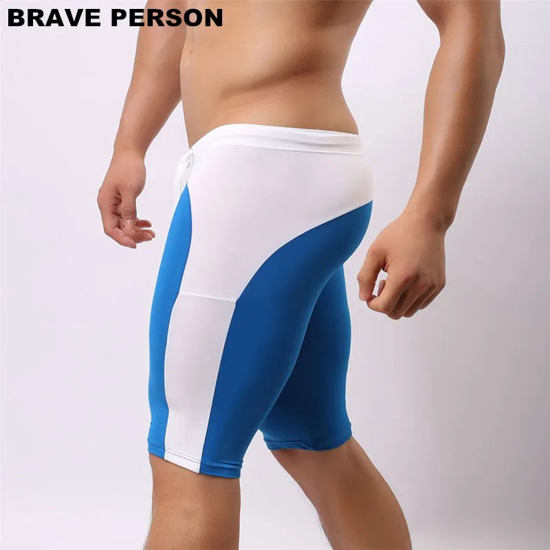 Brave Person Men's Beach Wear Multifunctional Shorts Soft Nylon Fabric Kne