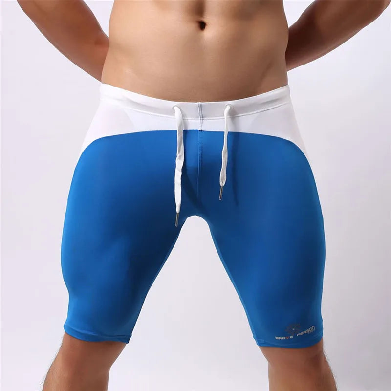 Brave Person Men's Beach Wear Multifunctional Shorts Soft Nylon Fabric Kne