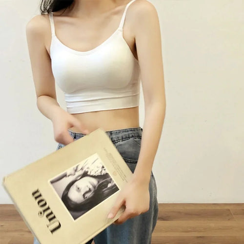 Women Tank Crop Top Seamless Underwear Female Crop Tops Sexy Lingerie
