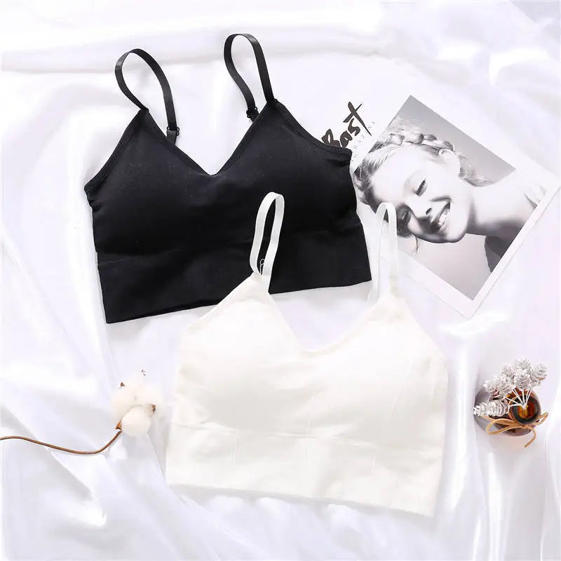 Women Tank Crop Top Seamless Underwear Female Crop Tops Sexy Lingerie