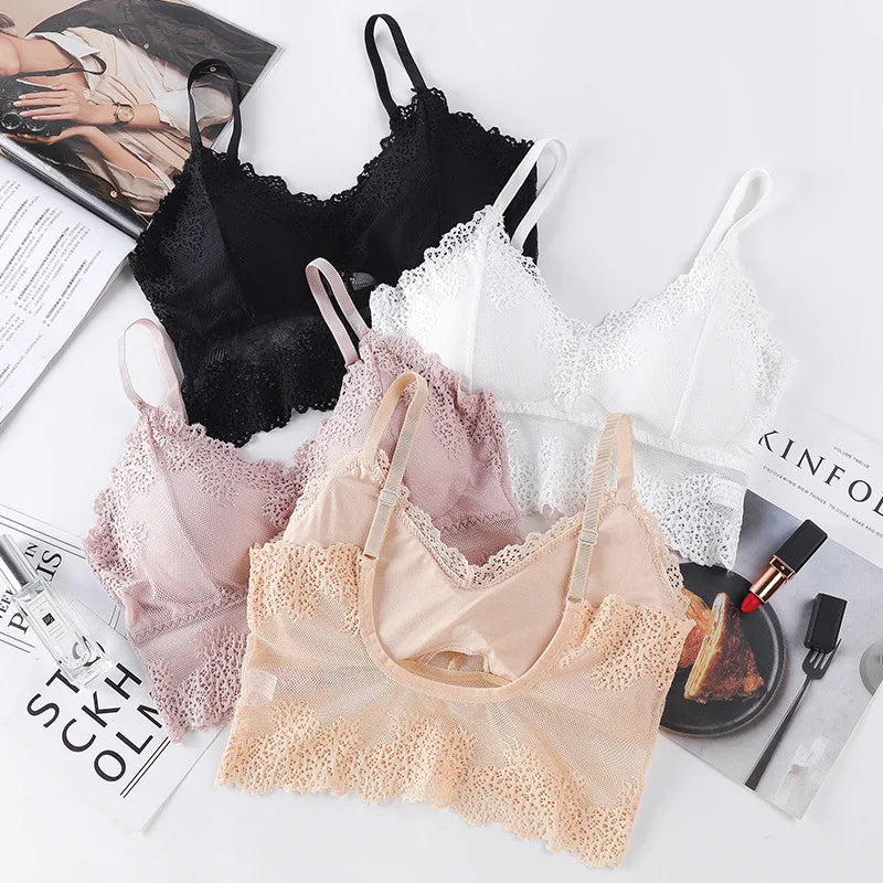 Women Lace Bra And Briefs Set Female Sexy Lingerie Set Lace Bralette