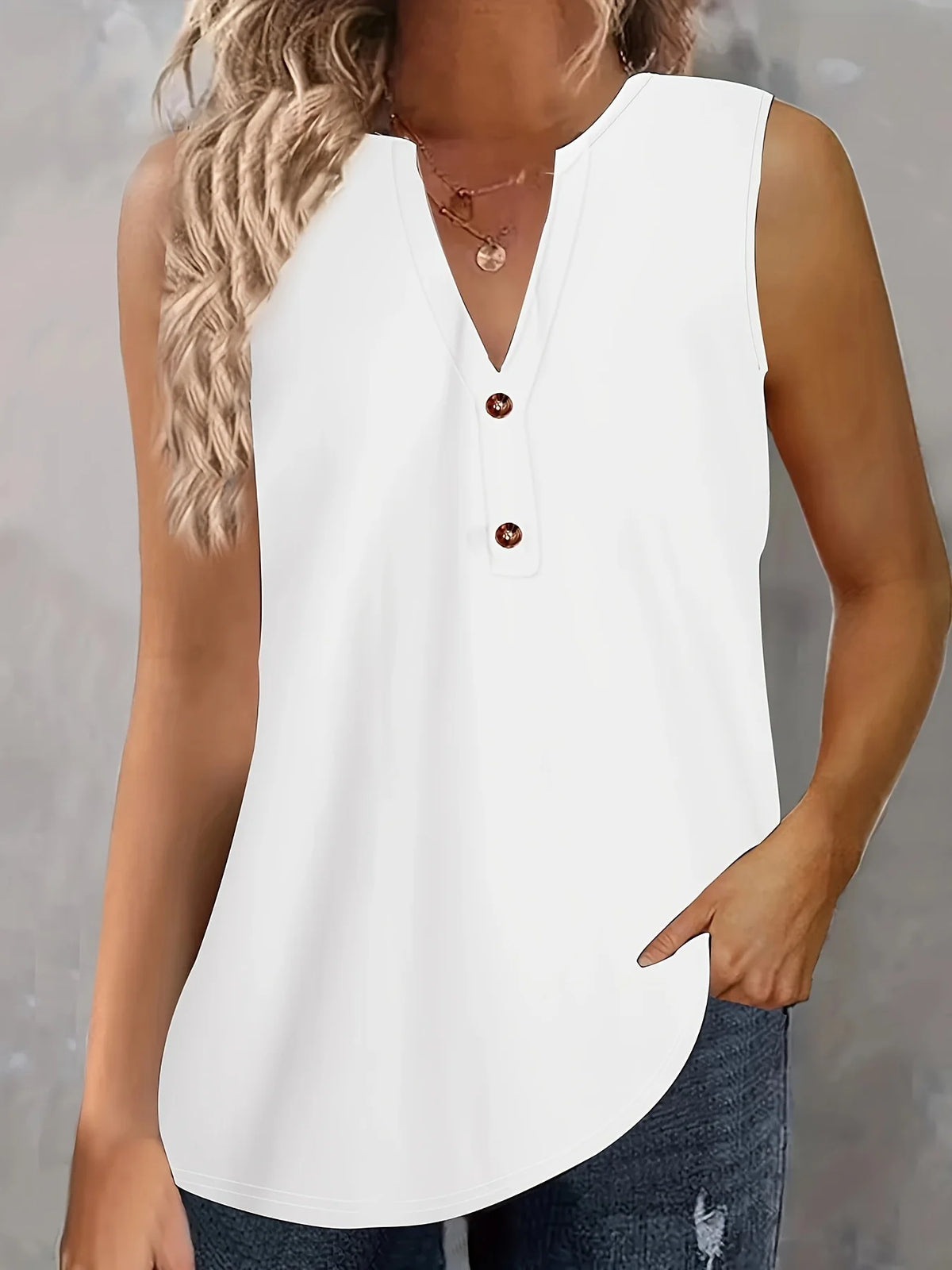 Plus Size Solid Color Basic Tops for Women 1XL-5XL Casual Loose