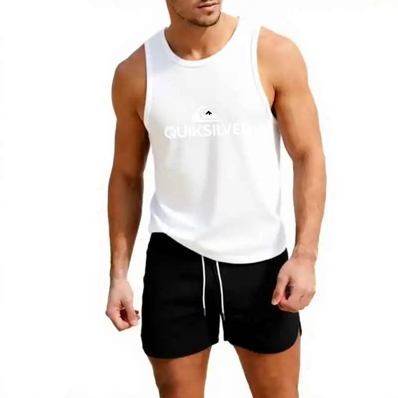 Gym Tank Top Running Sleeveless Shirt Fitness Workout Vest Men
