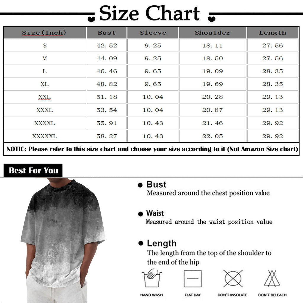 Men'S T-Shirt Summer Cool Short Sleeve 3d Camouflage Gradient Printing