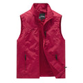 FGKKS Spring New Men Waistcoat Outdoor Leisure Solid Color Vest Young
