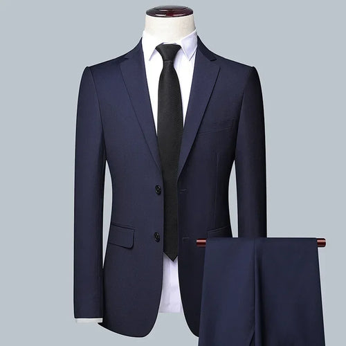 Suit Boutique Men's Fashion Business (Blazer+ Vest + Trousers)