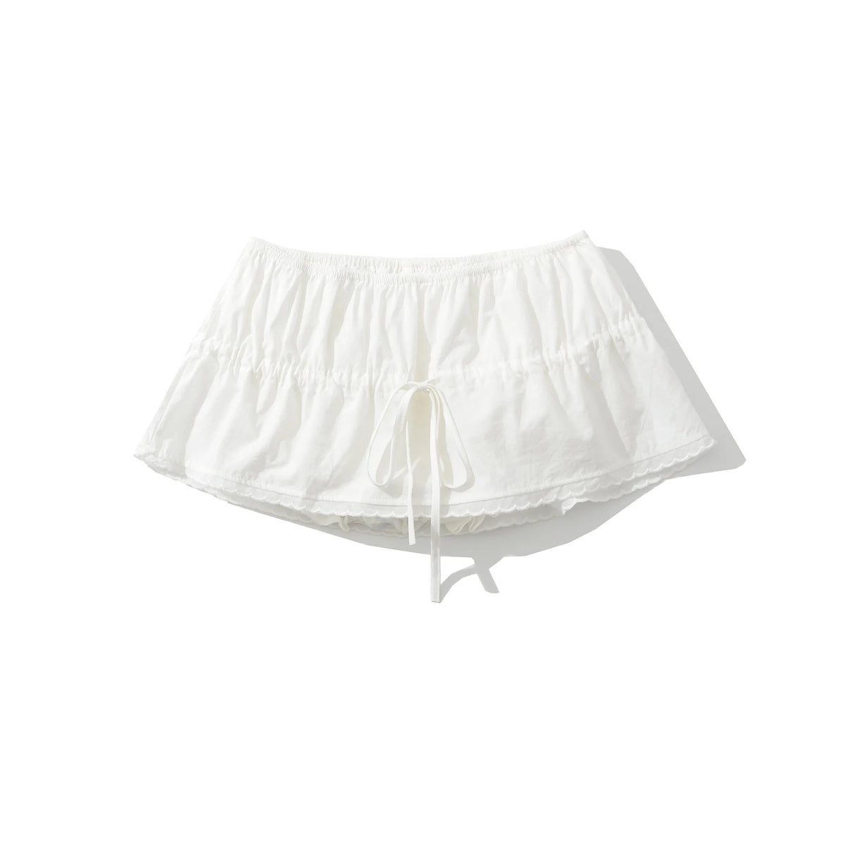Sexy White Lacing Up Bow Open Buttons Tank Top Camisole + Women