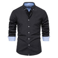 AIOPESON 2023 New Autumn Cotton Men's Oxford Shirt Long Sleeve Button