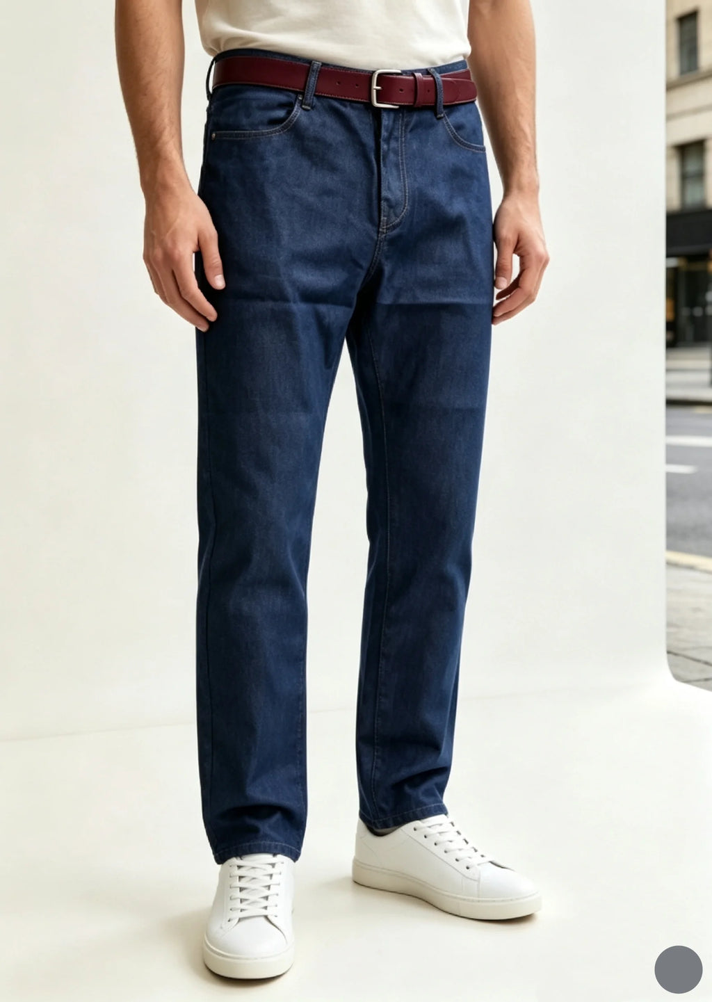 025 New Streetwear Loose Jeans Men Korean Style Fashion Loose Straight