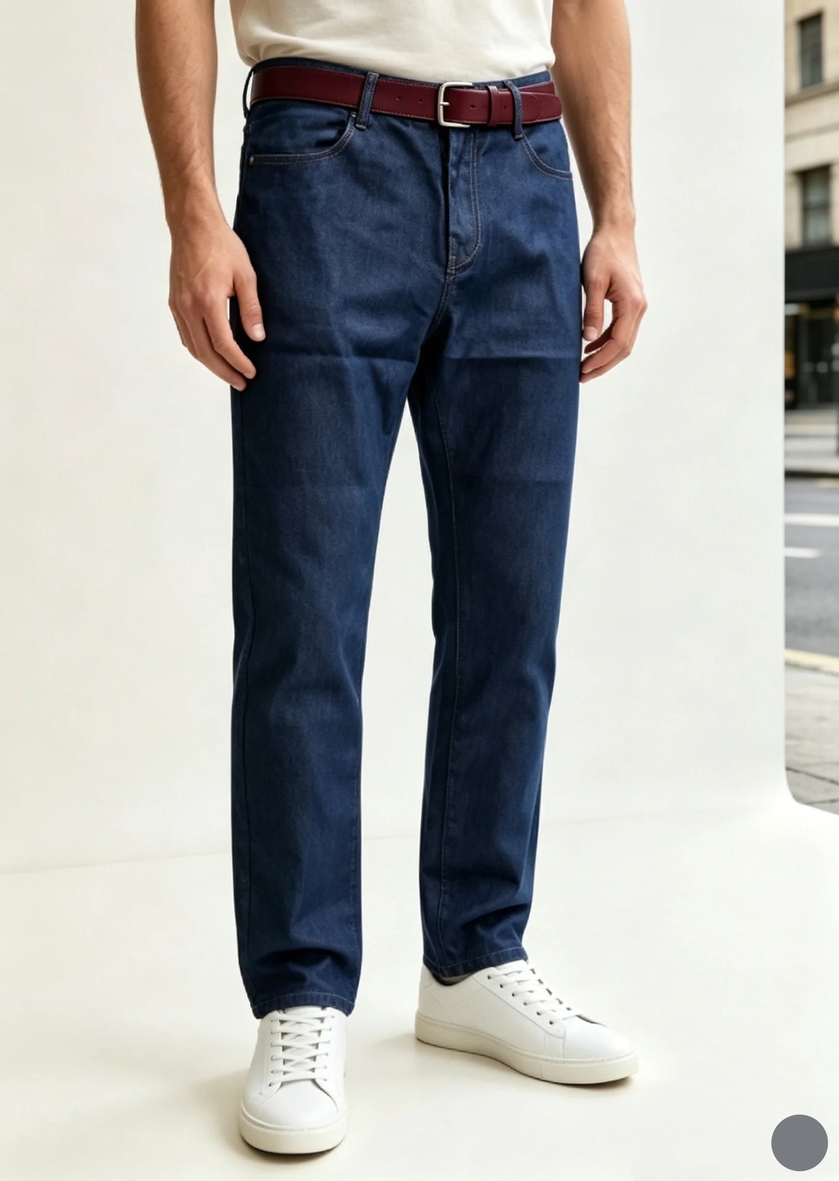 025 New Streetwear Loose Jeans Men Korean Style Fashion Loose Straight