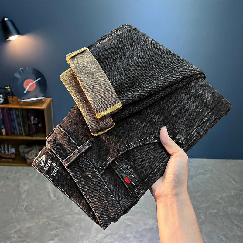 American Style Vintage Loose Casual Men's Jeans Straight Leg New Style