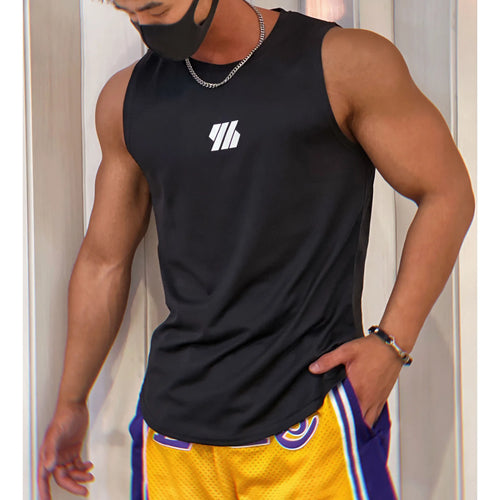 2024 newest Summer Gym Vest High Quality mesh Shirt Sleeveless