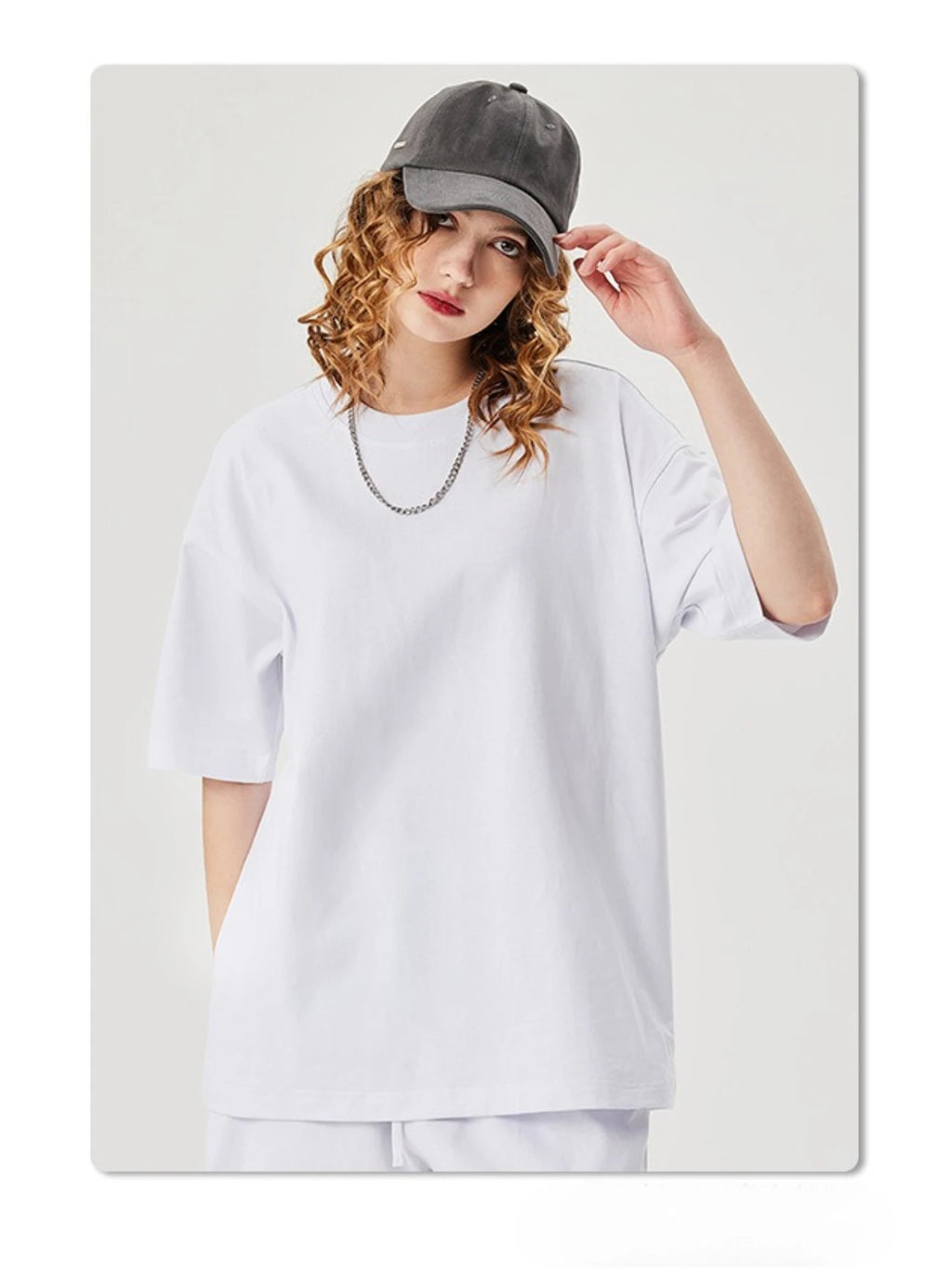 Women T shirts 2025 new four seasons Solid color Short sleeve 100%