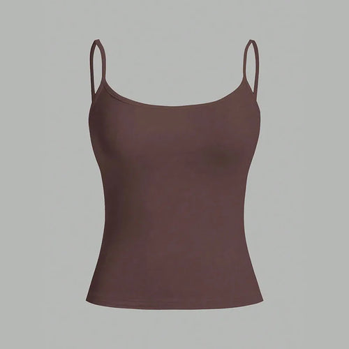 Women Tank Top Strap Slim Top for Summer Fashion Versatile Casual