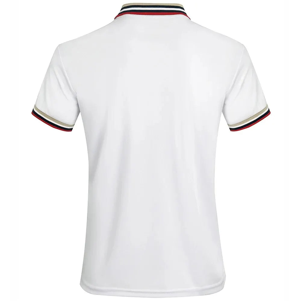 Men Summer Solid Casual Office Breathable Cotton Polo Shirt Fashion