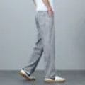 High Quality Spring Summer Lyocell Men's Jeans Loose Straight Wide Leg