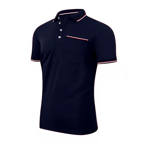 2025 Men's Polo Summer Short Sleeve Casual Breathable Comfortable Polo