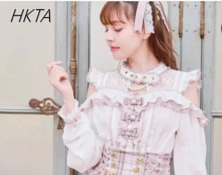 Liz Shirt Blouse Women 2026 Spring and Summer New Mine