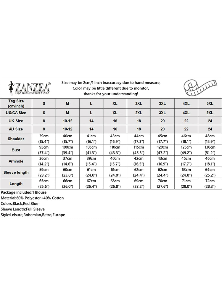 Fashion Autumn Stripe Blouse ZANZEA Women Shirt Elegant Lapel Neck