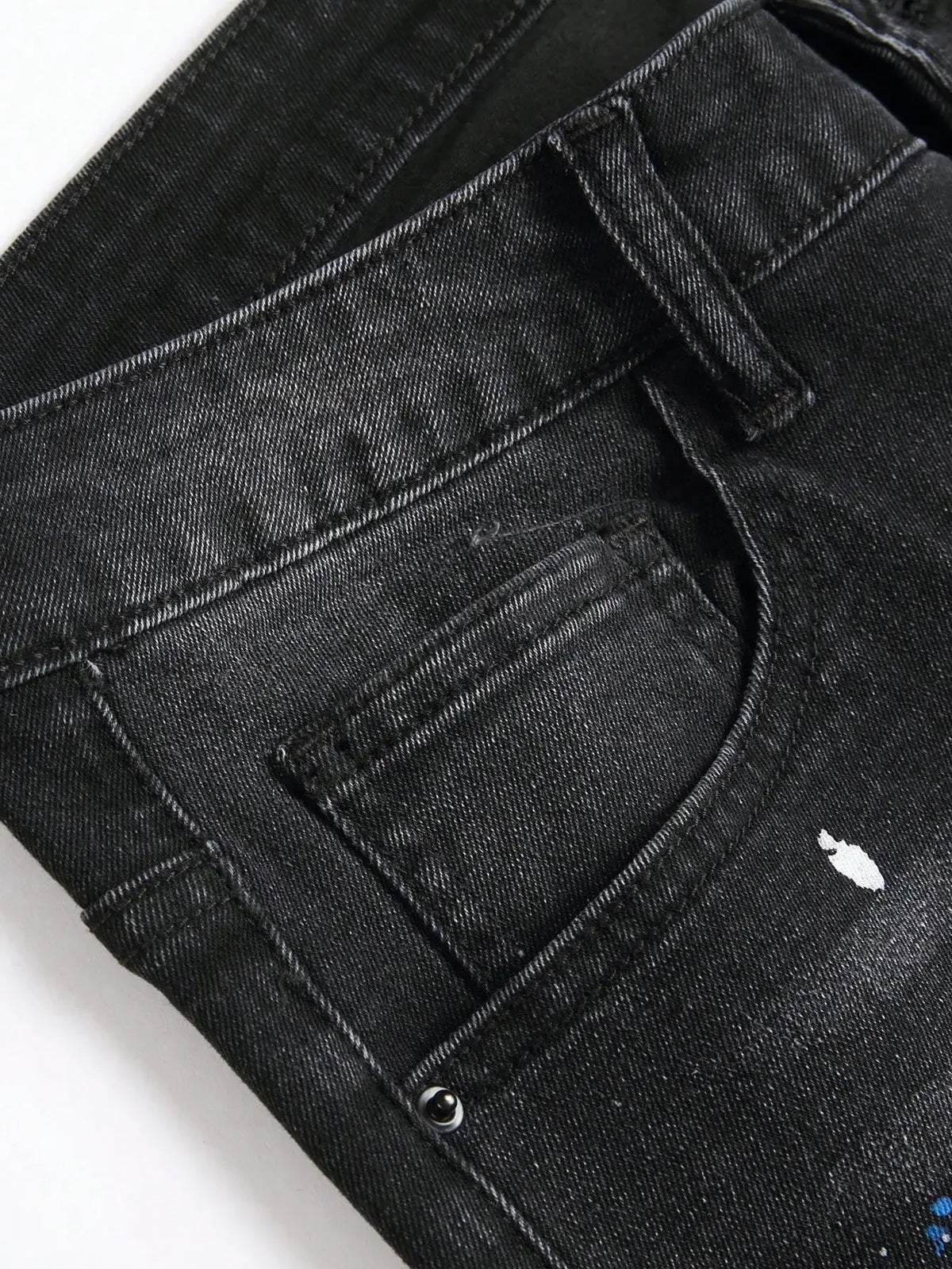 Men y2k Stretchy Skinny Denim Jeans For Men Casual pants Ripped
