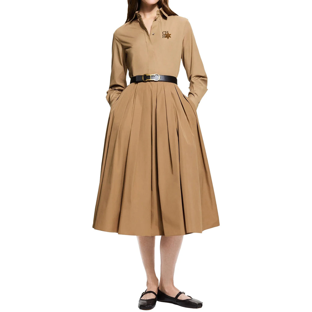 CHCH Women's Shirt Leisure Commuting Lapel Office Ladies Blouses