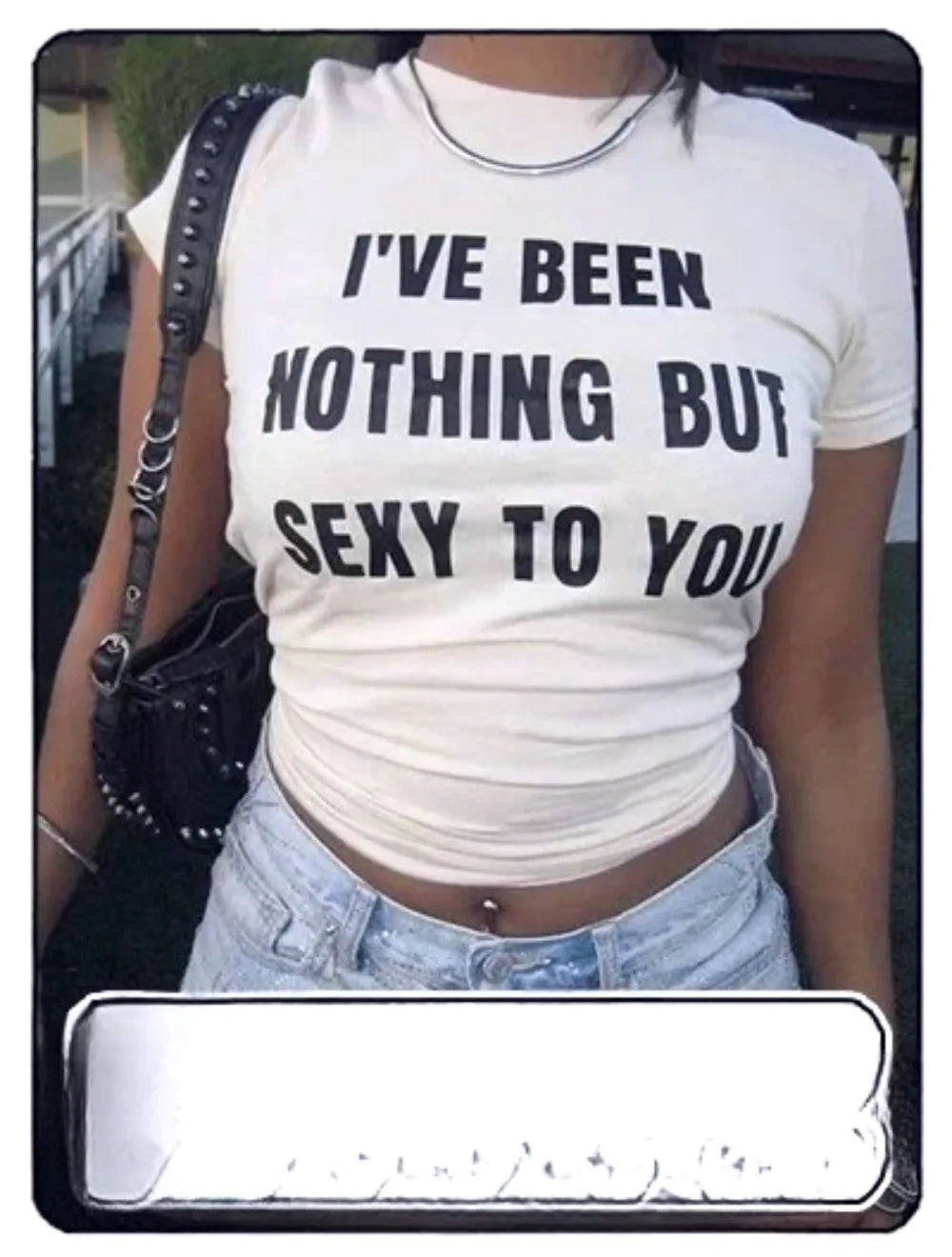 Y2K 2000s Vinage Crop Top Letter Print Casual Short Sleeve T-shirt