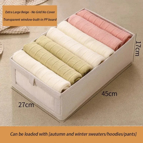 1pcs Visible Wardrobe Storage Organizers Cabinet Drawer Clothes
