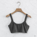 Women's Cotton Crop Top Summer Hot Girl Sleeveless Tank Tops Sexy