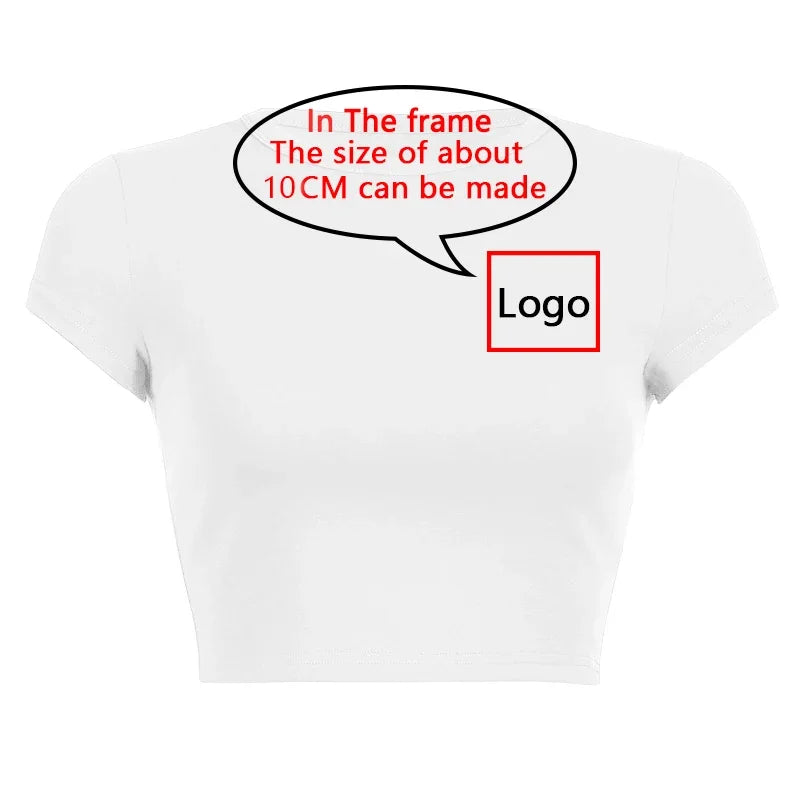 Diy Your Own Design Print Pattern Customize Summer Short Sleeve O Neck