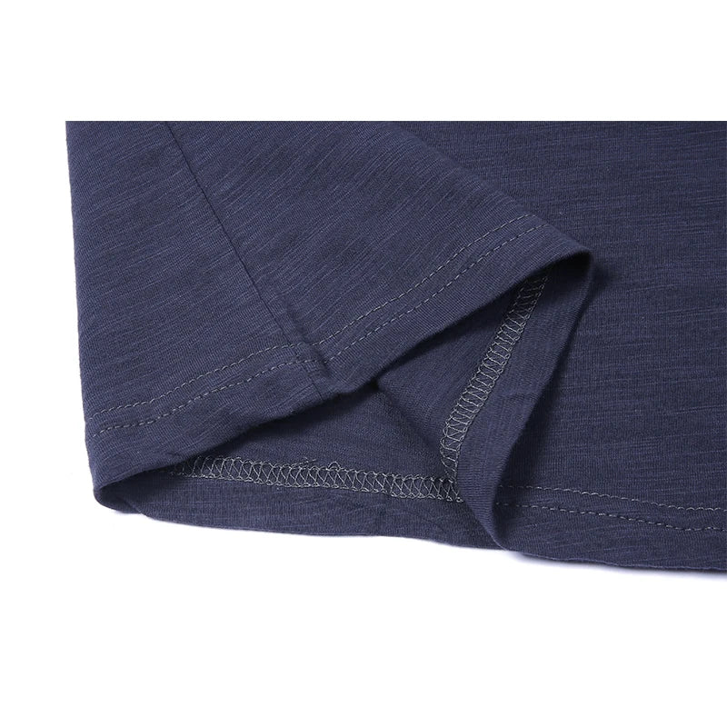 100% Cotton Men T Shirt Long Sleeve High Quality Male Tshirt Casual