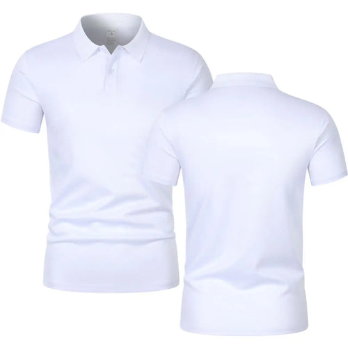 2026 Solid color polo shirt ultra-light men's quick-drying breathable