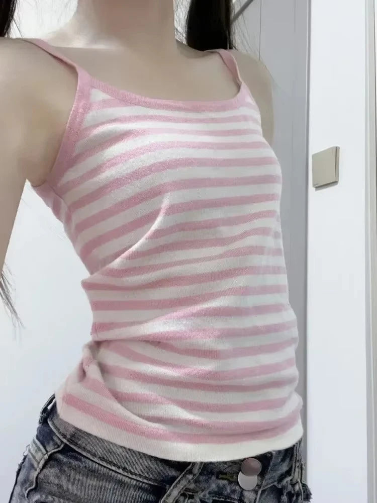 Harajuku 2000s Summer 2 Piece Set Sexy Y2y Crop Tops Hot Girls Cute