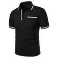 Summer Men's Short Sleeve Breathable T Shirts Solid Color Lightweight
