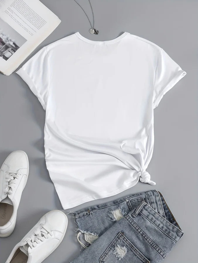 Women's Fashion T-Shirt Casual Limited Edition Graphic Tee Fashionable
