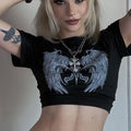 Female Y2K Clothes Star Tops Women Tshirt Harajuku Retro Fashion
