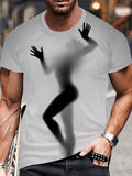 Summer Fun for Men's T-Shirt 3D Graphic Abstract Stylish O-Neck Short