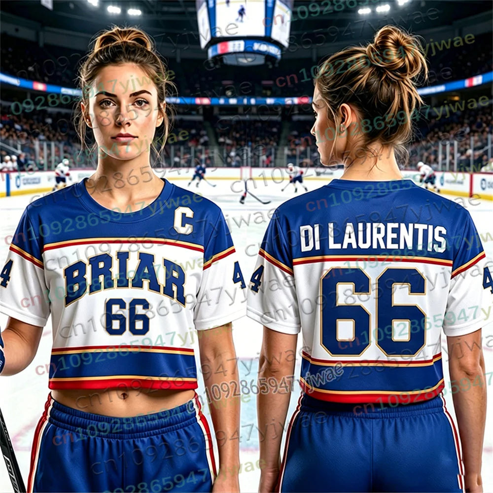 Off Campus Briar University Hockey Jersey Graham 44 22 DI LAURENTIS 66