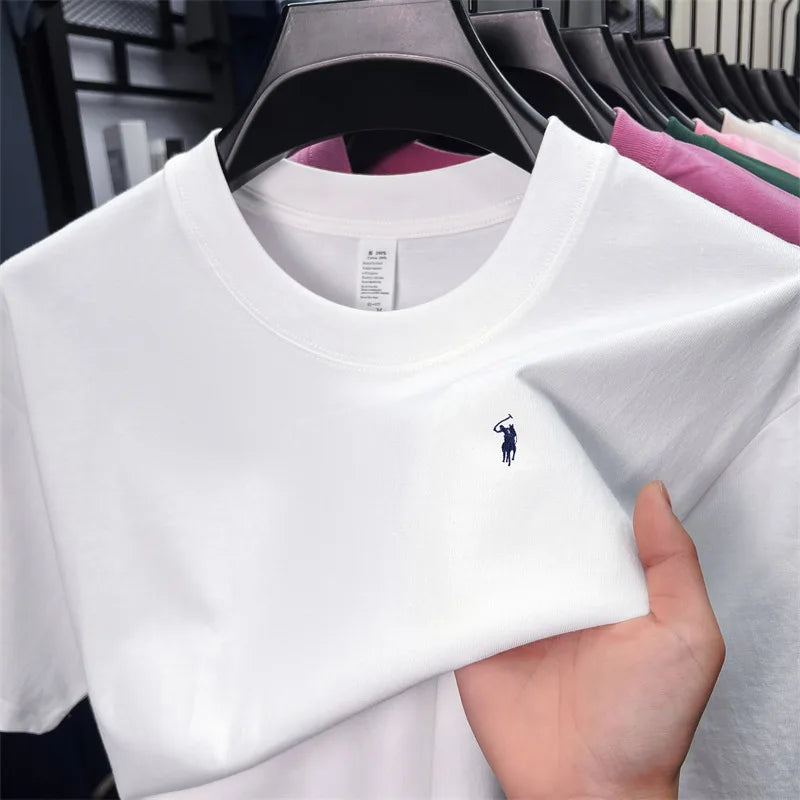 100% cotton men's short sleeve T-shirt fashion brand Paul Pony