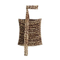 MUJER Leopard Print Crop Top Woman Ruched Tulle Corset Top Women off