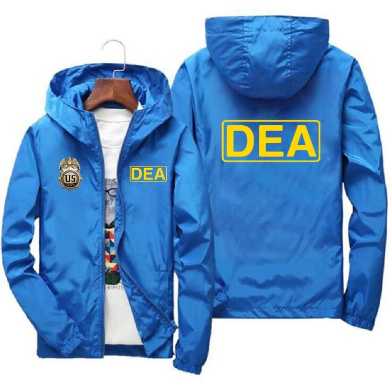 New Fashion Hooded Jacket Men Breathable Outwear Male Solid color