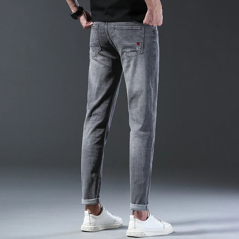 2024 Men's Fashion and Casual New Four Seasons Lightweight Long Pants