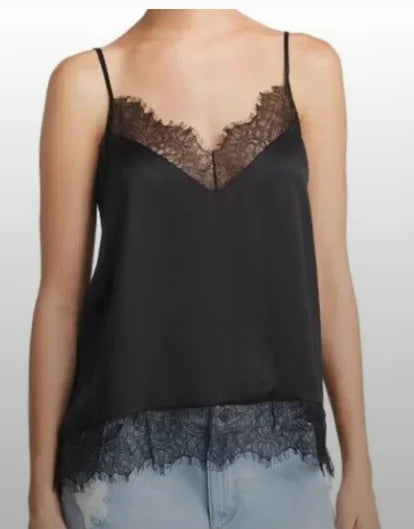 2000s Fairycore Camisole for Women Sleeveless Tank Top with Lace Trim
