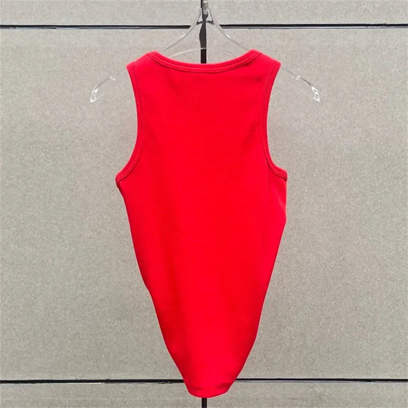 Women t-shirts New twisted flower knotted sleeveless top for summer