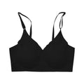 1 Pcs Seamless Wireless Bras, Soft & Comfy Solid Bra With Removable